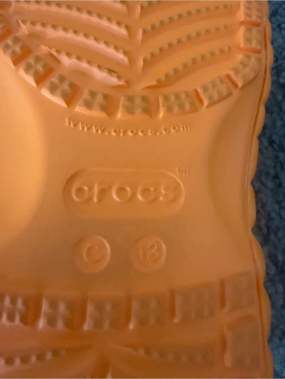 CROCS fun orange